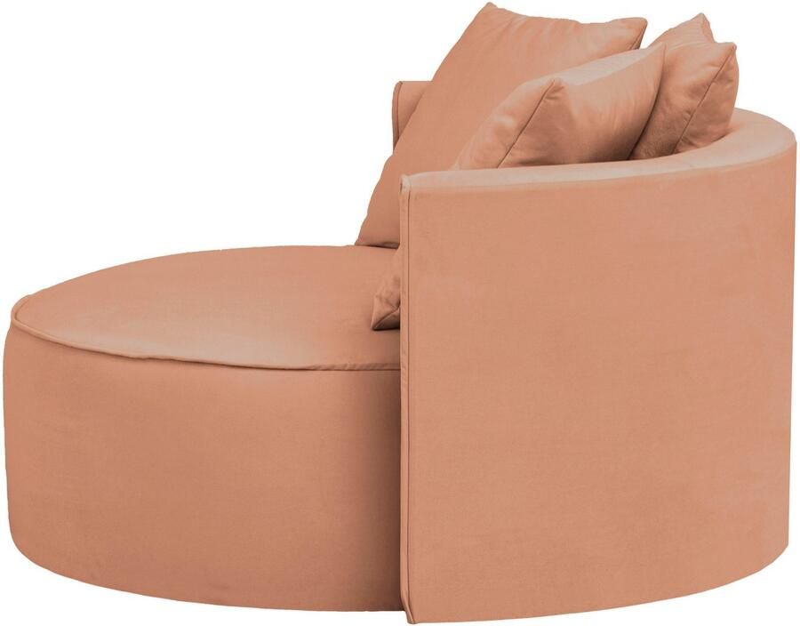 LeGer Home by Lena Gercke XXL-fauteuil Isalie leesstoel loveseat inclusief sierkussens extra groot zitvlak optioneel met hocker corduroy fluweel bouclé - Foto 3