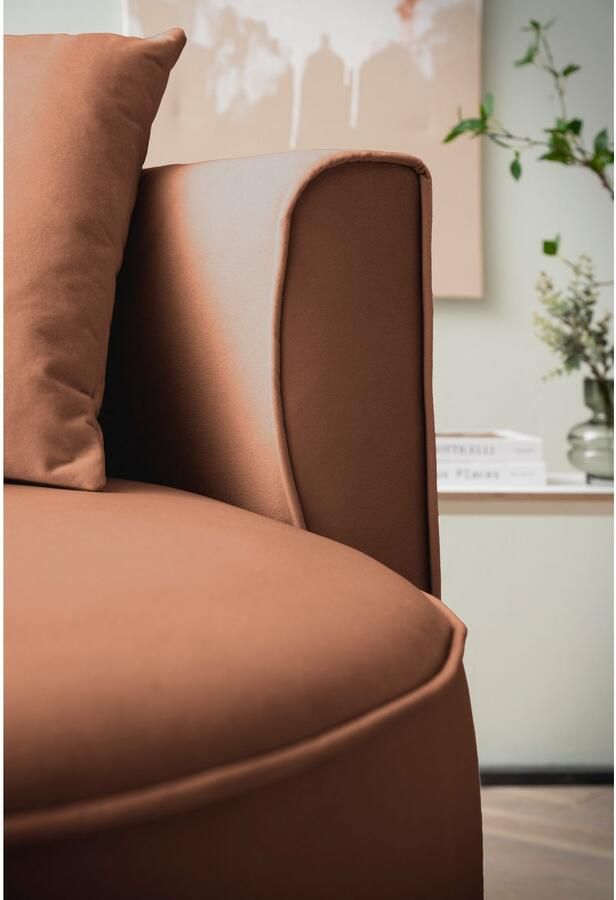 LeGer Home by Lena Gercke XXL-fauteuil Isalie leesstoel loveseat inclusief sierkussens extra groot zitvlak optioneel met hocker corduroy fluweel bouclé - Foto 9