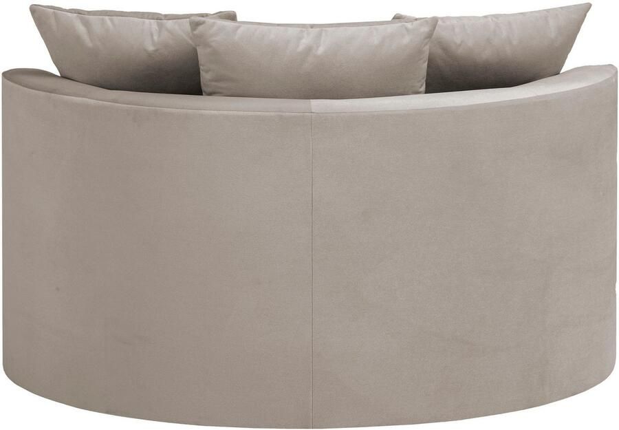 LeGer Home by Lena Gercke XXL-fauteuil Isalie ronde stoel met voetensteun leesstoel loveseat grote stoel trendy stoffen 3 sierkussens groot zitvlak corduroy fluweel bouclé (set) - Foto 9