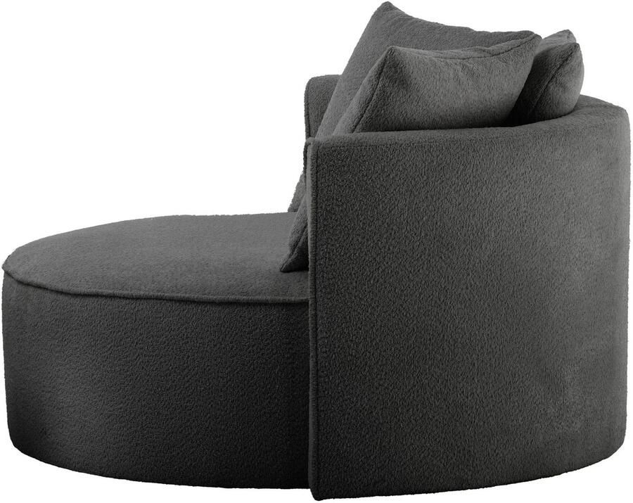 LeGer Home by Lena Gercke XXL-fauteuil Isalie leesstoel loveseat inclusief sierkussens extra groot zitvlak optioneel met hocker corduroy fluweel bouclé