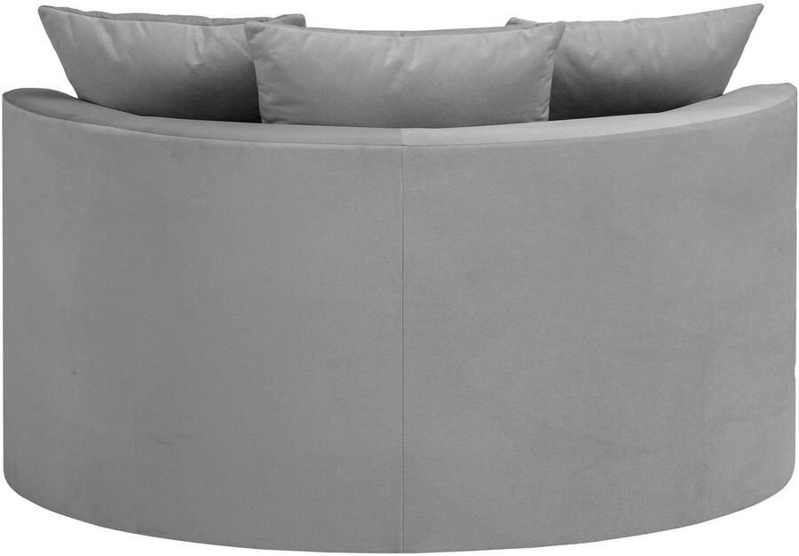 LeGer Home by Lena Gercke XXL-fauteuil Isalie ronde stoel met voetensteun leesstoel loveseat grote stoel trendy stoffen 3 sierkussens groot zitvlak corduroy fluweel bouclé (set) - Foto 7