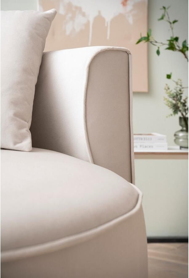 LeGer Home by Lena Gercke XXL-fauteuil Isalie leesstoel loveseat inclusief sierkussens extra groot zitvlak optioneel met hocker corduroy fluweel bouclé - Foto 11