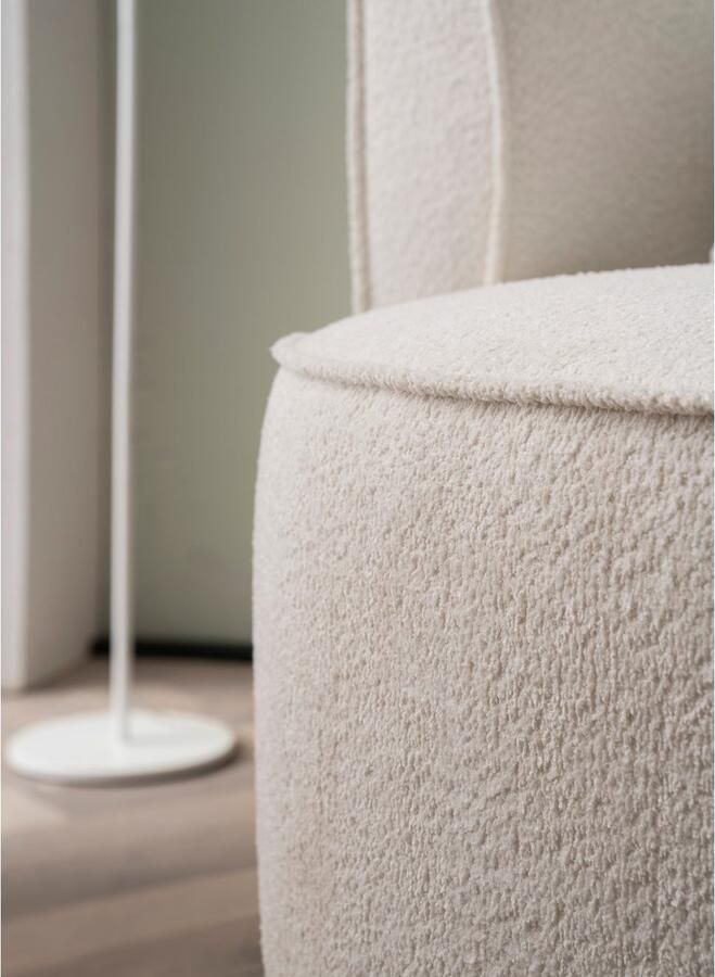 LeGer Home by Lena Gercke XXL-fauteuil Isalie ronde stoel met voetensteun leesstoel loveseat grote stoel trendy stoffen 3 sierkussens groot zitvlak corduroy fluweel bouclé (set) - Foto 3