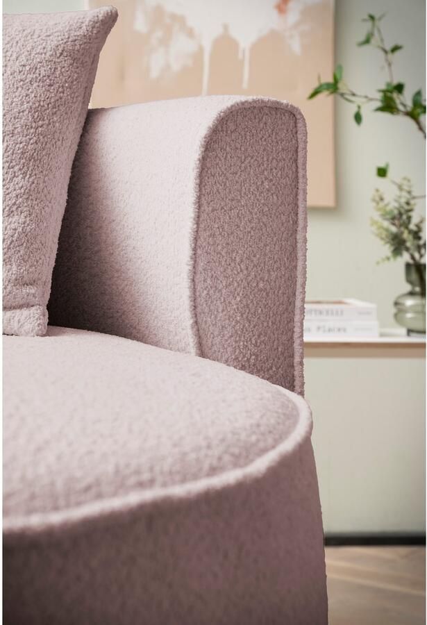 LeGer Home by Lena Gercke XXL-fauteuil Isalie leesstoel loveseat inclusief sierkussens extra groot zitvlak optioneel met hocker corduroy fluweel bouclé - Foto 8