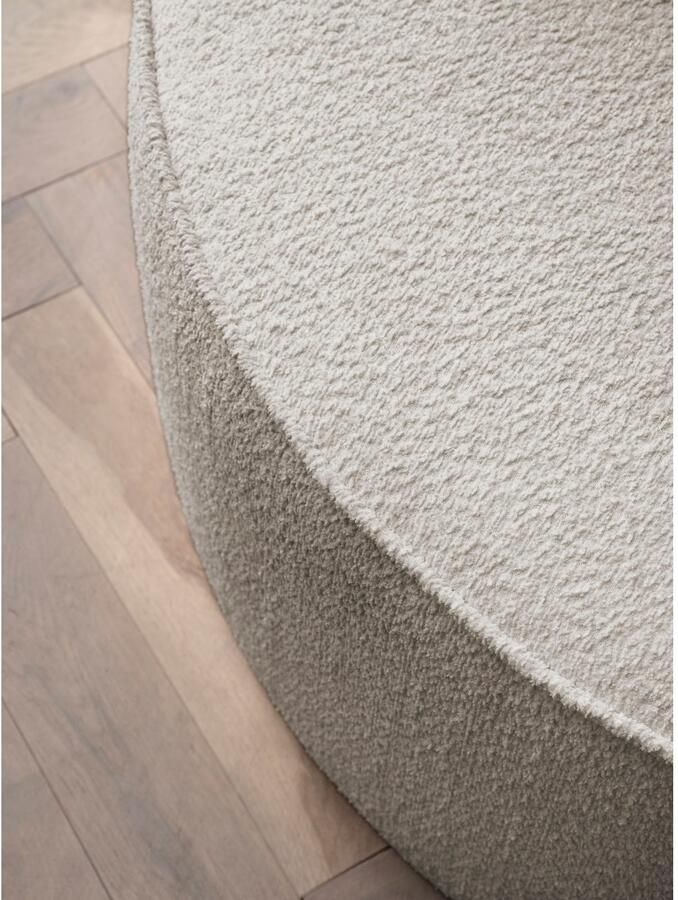 LeGer Home by Lena Gercke XXL-fauteuil Isalie ronde stoel met voetensteun leesstoel loveseat grote stoel trendy stoffen 3 sierkussens groot zitvlak corduroy fluweel bouclé (set) - Foto 2