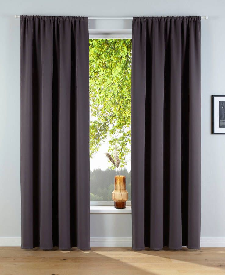 LeGer Home by Lena Gercke Verduisteringsgordijn Alani ondoorzichtig geweven monochroom basic verschillende maten (1 stuk)