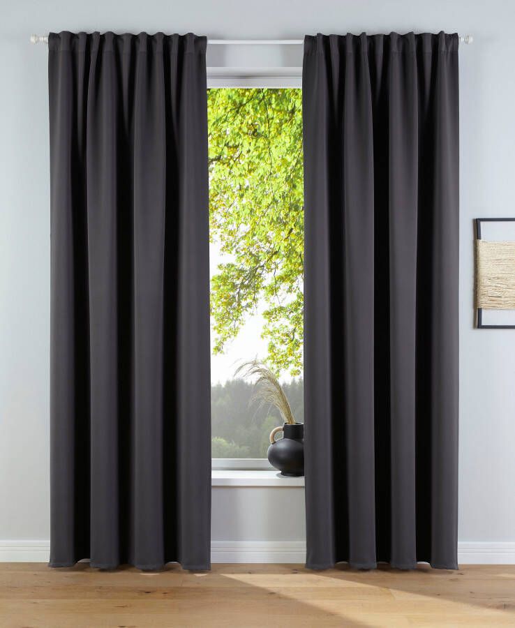 LeGer Home by Lena Gercke Verduisteringsgordijn Alani ondoorzichtig geweven monochroom basic verschillende maten (1 stuk)