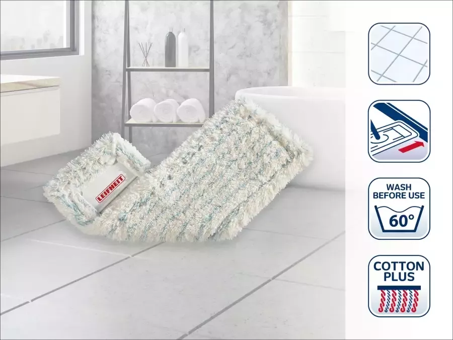 Leifheit Dweilovertrek Profi cotton plus (1 stuk)