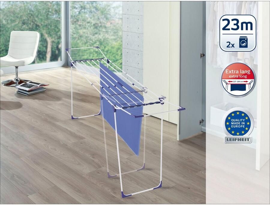 Leifheit Droogrek Classic Extendable 230 Solid - Foto 3