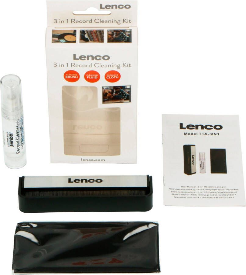 Lenco Schoonmaakborstel 3-in-1 grammofoonplaten-reinigingsset (set) - Foto 16