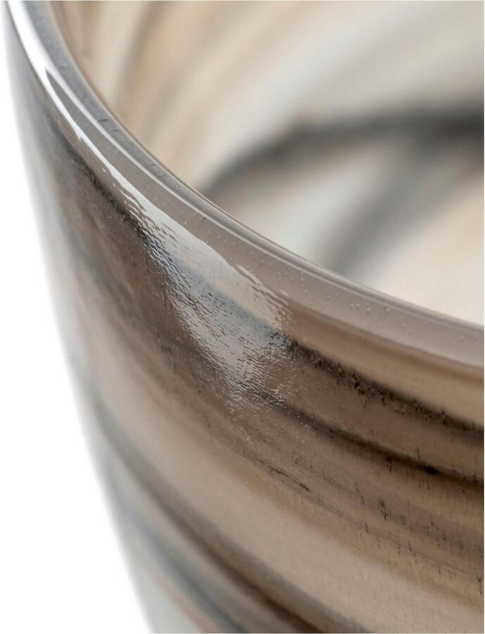 LEONARDO Decoratieve Schaal 27x15 beige zwart ALABASTRO 2-delige set (set 2 stuks) - Foto 3