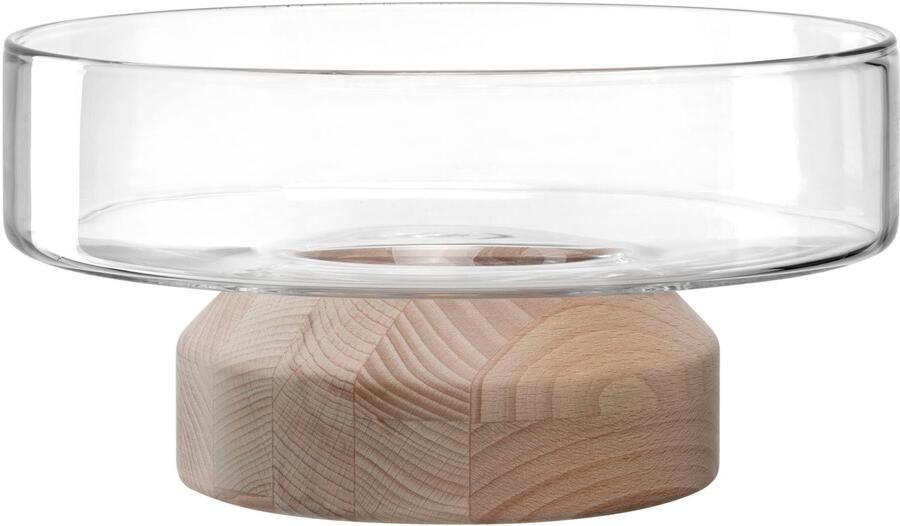 LEONARDO Decoratieve Schaal LEGNO 27 cm op houten sokkel (1 stuk) - Foto 6