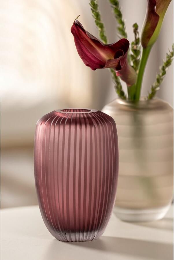 LEONARDO Tafelvaas Decoratieve vaas BELLAGIO met ribbelstructuur (1 stuk) - Foto 6