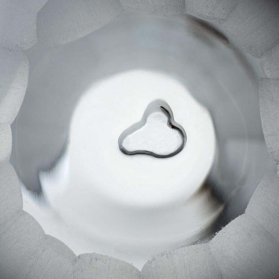 LEONARDO Tafelvaas Decoratieve vaas BELLAGIO uit glas antracietkleurig handgemaakt (1 stuk)