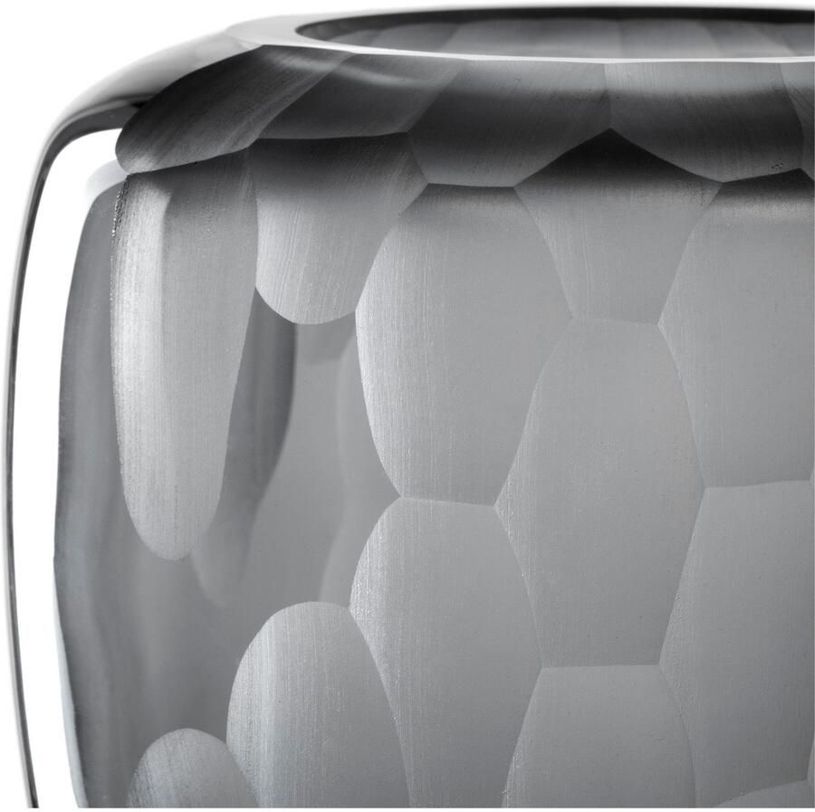 LEONARDO Tafelvaas Decoratieve vaas BELLAGIO uit glas antracietkleurig handgemaakt (1 stuk) - Foto 2