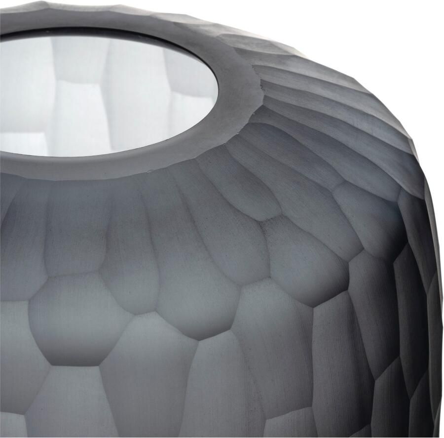 LEONARDO Tafelvaas Decoratieve vaas BELLAGIO uit glas antracietkleurig handgemaakt (1 stuk) - Foto 2