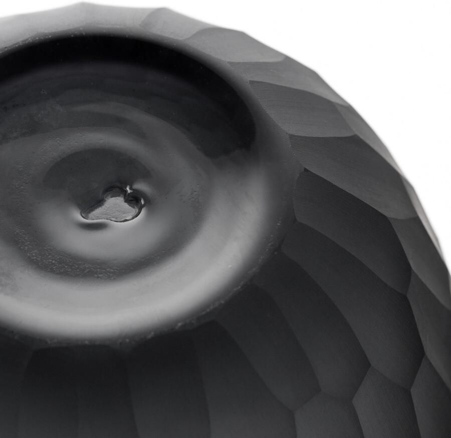 LEONARDO Tafelvaas Decoratieve vaas BELLAGIO uit glas antracietkleurig handgemaakt (1 stuk) - Foto 3