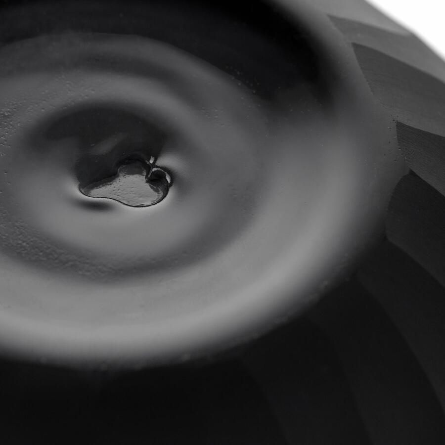 LEONARDO Tafelvaas Decoratieve vaas BELLAGIO uit glas antracietkleurig handgemaakt (1 stuk)