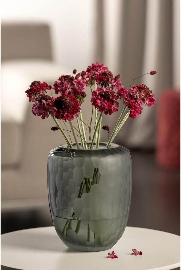 LEONARDO Tafelvaas Decoratieve vaas BELLAGIO uit glas antracietkleurig handgemaakt (1 stuk) - Foto 6