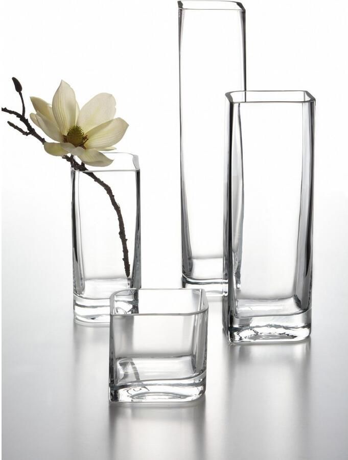 LEONARDO Tafelvaas Decoratieve vaas LUCCA van glas handgemaakt (1 stuk)