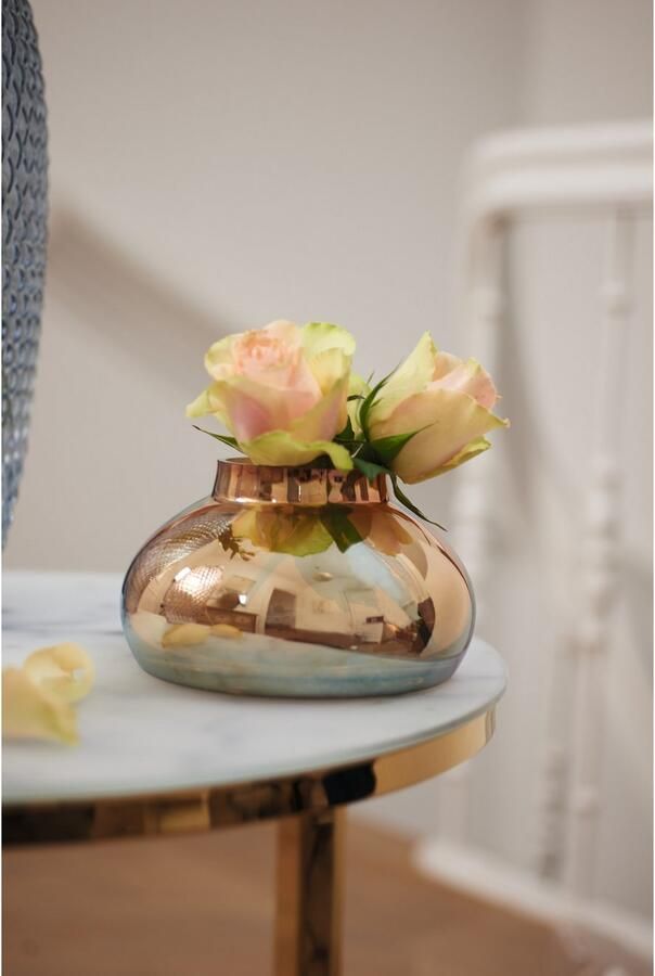 LEONARDO Tafelvaas Decoratieve vaas Poesia goudkleurig (1 stuk) - Foto 3