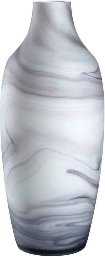 LEONARDO Vloervaas Decoratieve vaas POESIA in marmerlook van glas handgemaakt hoogte ca. 40 cm (1 stuk) - Foto 2