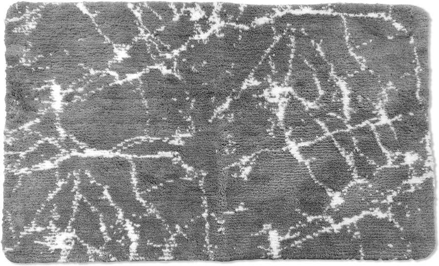 Leonique Badmat Marble Badmat marmer-design ook als 3-delige badmatten set