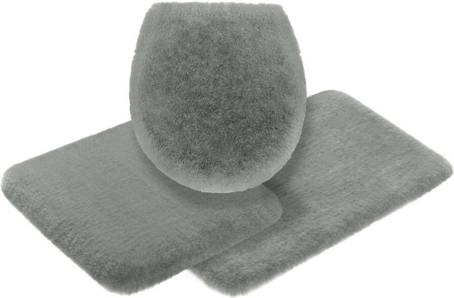 Leonique Badmat Ransol bijzonder lange pool zeer pluizig Badmat konijnenbont-gevoel rechthoekig rond & als 3-delige set - Foto 4