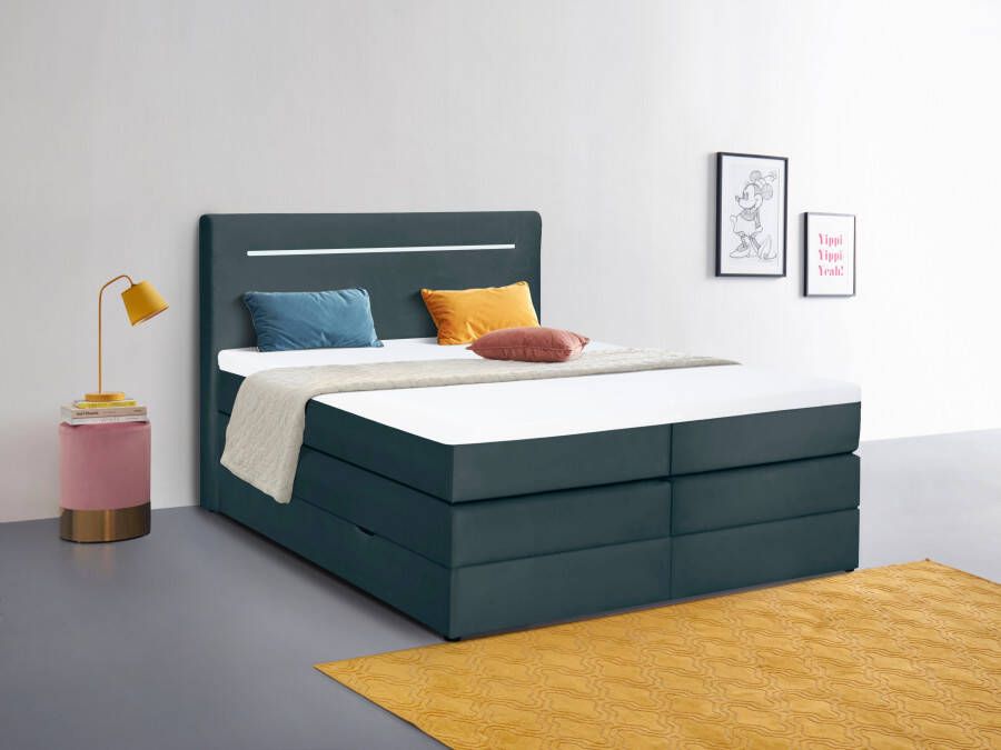 Leonique Boxspring Christer met ledverlichting (4-delig)