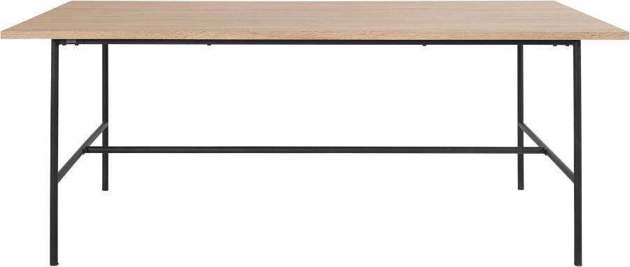 Leonique Eettafel Adrien met tafelblad in een gemakkelijk te onderhouden hout-look hoogte 77 cm (1 stuk) - Foto 9