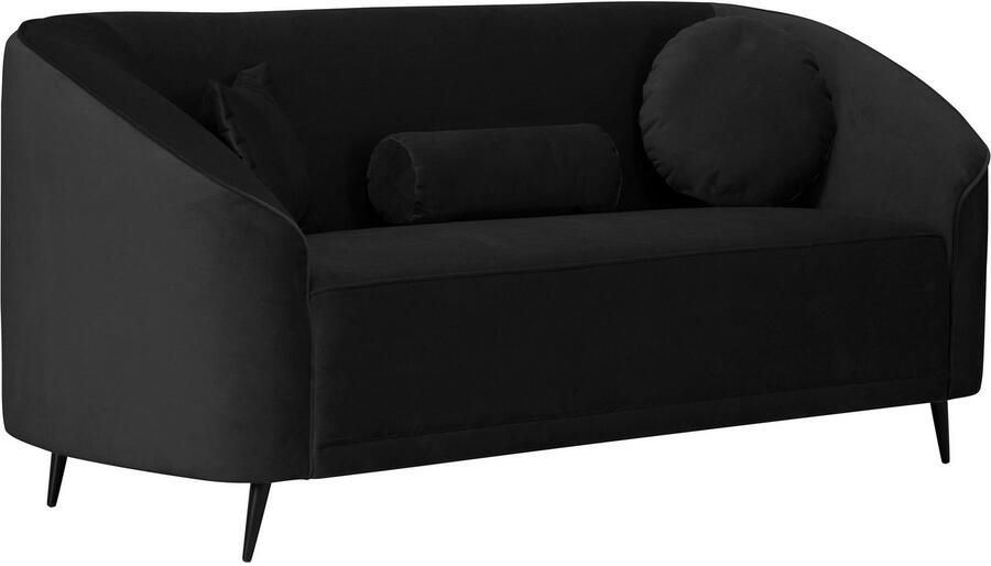 Home affaire 2-zitsbank Ashly in 3 overtrekvarianten bouclé fluwelige look en zachte structuurstof. - Foto 4