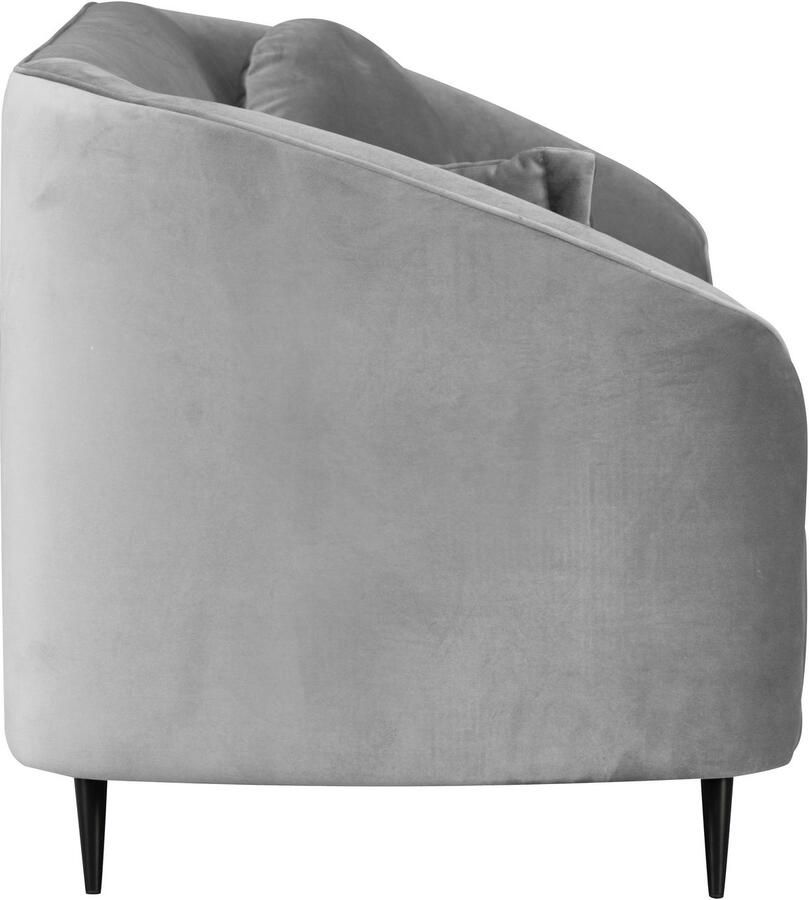 Leonique 2-zitsbank Ashly in 3 overtrekvarianten bouclé fluwelige look en zachte structuurstof.