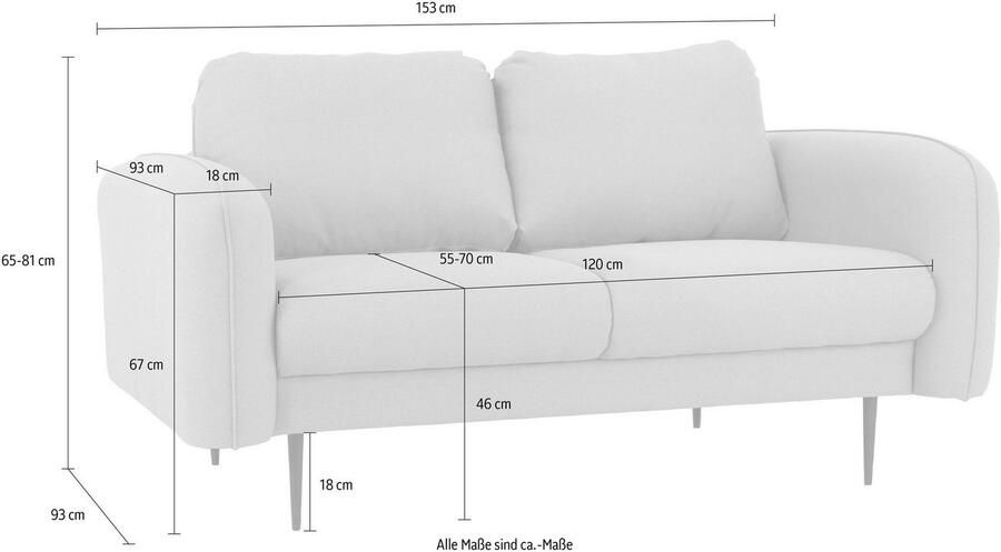 Leonique 2-zitsbank Skidi - Foto 4
