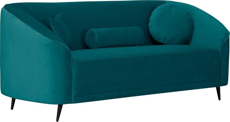 Home affaire 3-zitsbank Ashly in 3 overtrekvarianten bouclé fluwelige look en zachte structuurstof. - Foto 4