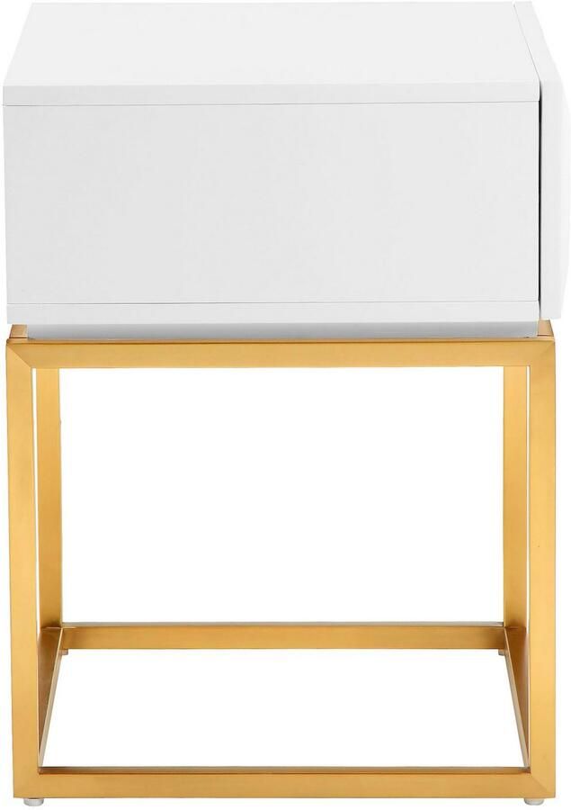 Leonique Bijzettafel Alais TOPSELLER! OTTOs keuze in 3d-look goudkleurig metalen montuur ook als nachtkastje te gebruiken - Foto 4