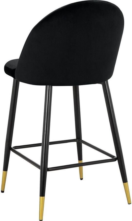 Leonique Bistrostoel Embrosse met zacht verdikte zitting en rugleuning in mooie veloursstof zithoogte 65 cm - Foto 5