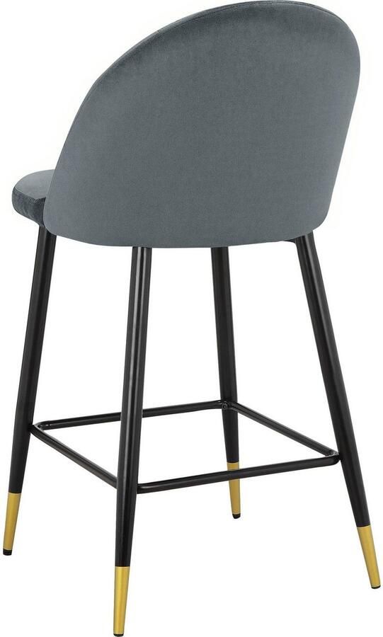 Leonique Bistrostoel Embrosse met zacht verdikte zitting en rugleuning in mooie veloursstof zithoogte 65 cm - Foto 5