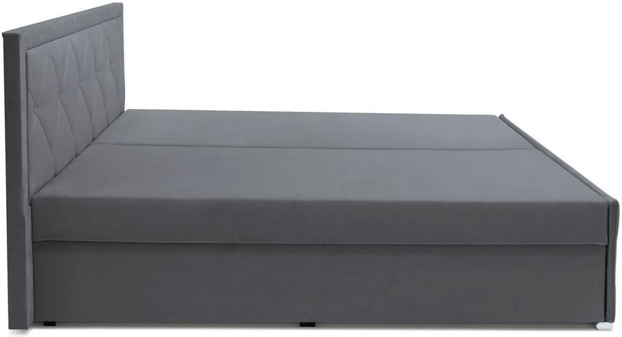 Leonique Boxspring Alfie bestseller! Inclusief bedlade & topper Optioneel met knoopstiksels of strassstenen H2 H3 en H4 verkrijgbaar - Foto 11