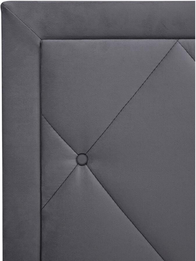 Leonique Boxspring Alfie bestseller! Inclusief bedlade & topper Optioneel met knoopstiksels of strassstenen H2 H3 en H4 verkrijgbaar - Foto 6