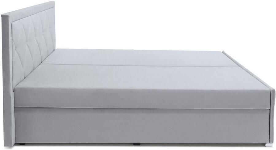 Leonique Boxspring Alfie bestseller! Inclusief bedlade & topper Optioneel met knoopstiksels of strassstenen H2 H3 en H4 verkrijgbaar - Foto 14