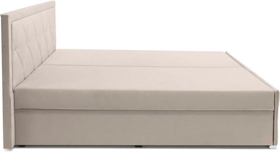 Leonique Boxspring Alfie bestseller! Inclusief bedlade & topper Optioneel met knoopstiksels of strassstenen H2 H3 en H4 verkrijgbaar - Foto 13