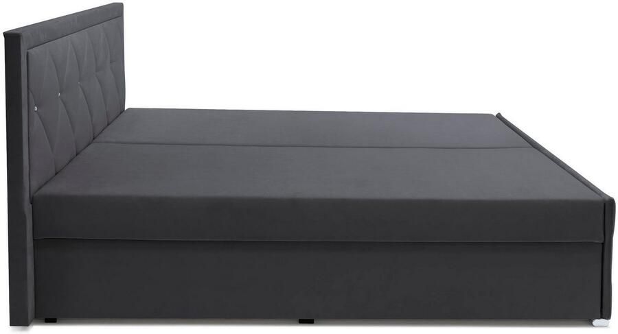 Leonique Boxspring Alfie bestseller! Inclusief bedlade & topper Optioneel met knoopstiksels of strassstenen H2 H3 en H4 verkrijgbaar - Foto 13