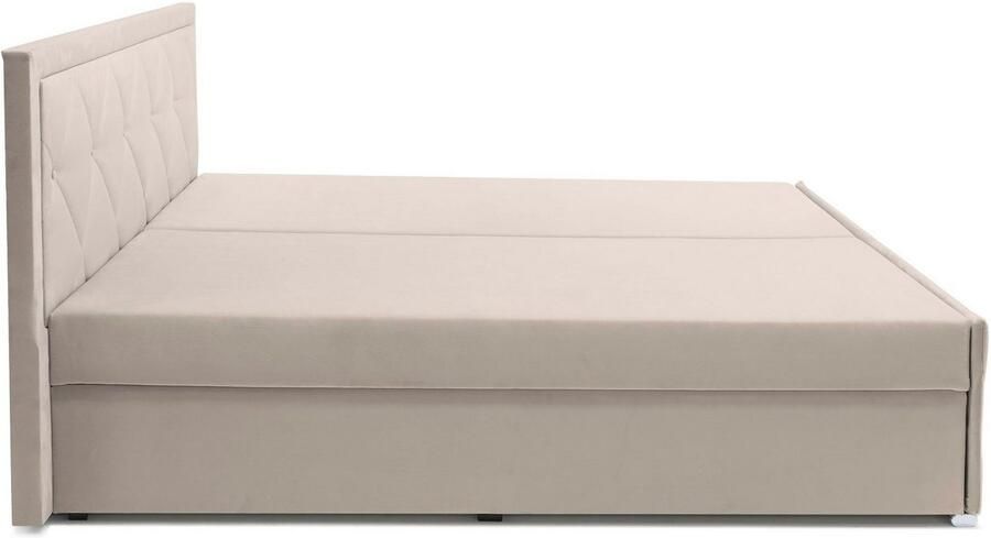 Leonique Boxspring Alfie bestseller! Inclusief bedlade & topper Optioneel met knoopstiksels of strassstenen H2 H3 en H4 verkrijgbaar - Foto 13