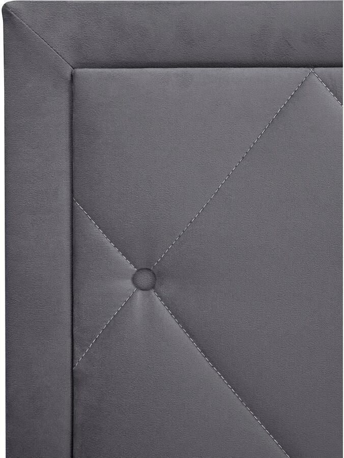 Leonique Boxspring Alfie bestseller! Inclusief bedlade & topper Optioneel met knoopstiksels of strassstenen H2 H3 en H4 verkrijgbaar - Foto 6