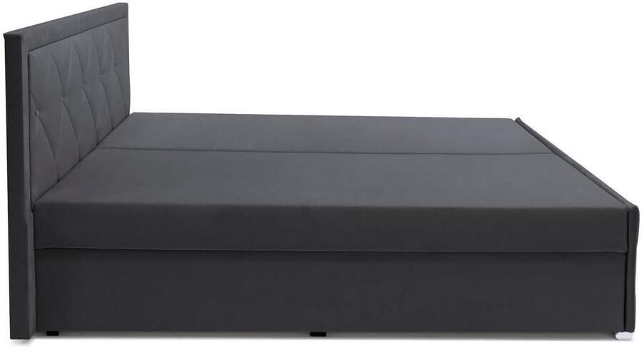 Leonique Boxspring Alfie bestseller! Inclusief bedlade & topper Optioneel met knoopstiksels of strassstenen H2 H3 en H4 verkrijgbaar - Foto 13