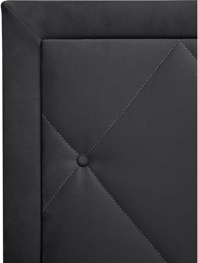 Leonique Boxspring Alfie bestseller! Inclusief bedlade & topper Optioneel met knoopstiksels of strassstenen H2 H3 en H4 verkrijgbaar - Foto 7