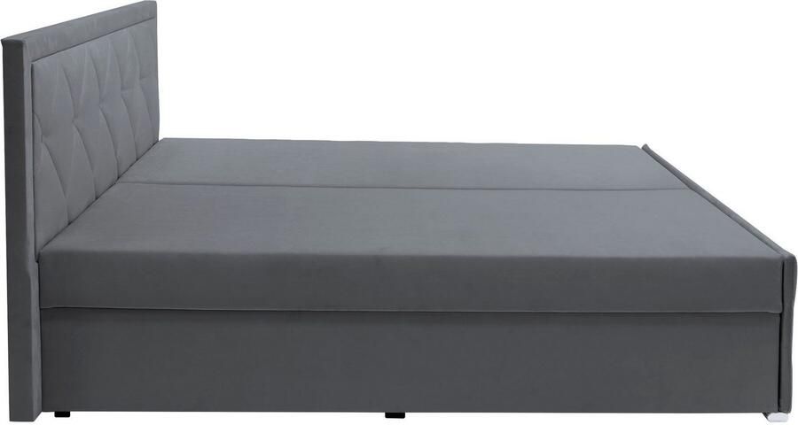 Leonique Boxspring Alfie bestseller! Inclusief bedlade & topper Optioneel met knoopstiksels of strassstenen H2 H3 en H4 verkrijgbaar - Foto 10
