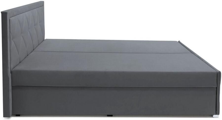 Leonique Boxspring Alfie bestseller! Inclusief bedlade & topper Optioneel met knoopstiksels of strassstenen H2 H3 en H4 verkrijgbaar - Foto 12