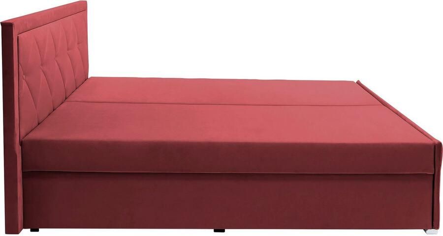 Leonique Boxspring Alfie bestseller! Inclusief bedlade & topper Optioneel met knoopstiksels of strassstenen H2 H3 en H4 verkrijgbaar - Foto 10