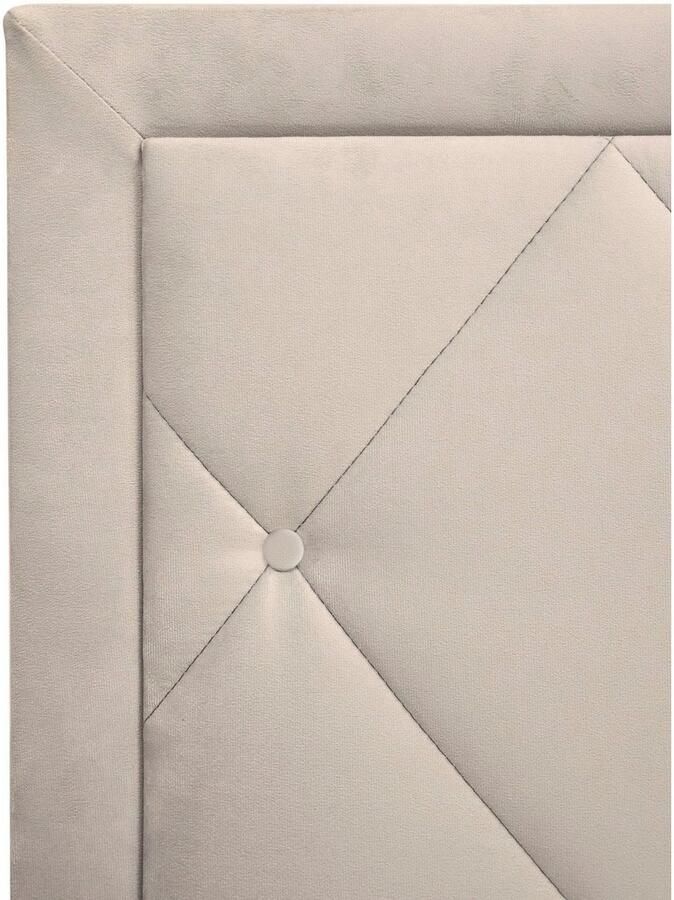 Leonique Boxspring Alfie bestseller! Inclusief bedlade & topper Optioneel met knoopstiksels of strassstenen H2 H3 en H4 verkrijgbaar - Foto 6